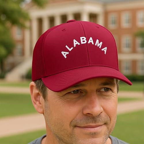 Alabama Hat, Gorra Trucker Ajustable Bama Maroon miniatura 4