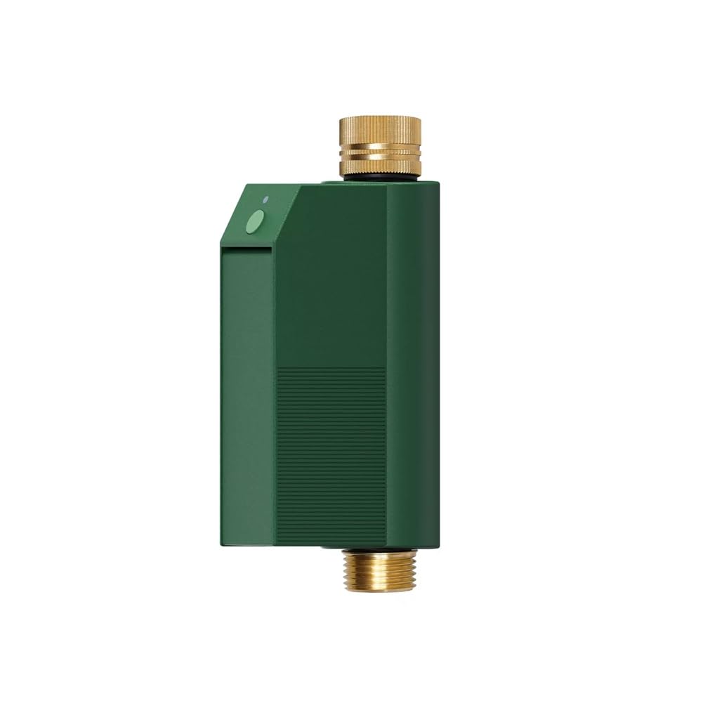 Xnuiasqe Tuya WiFi Water Timer Smart Valve Controller Brass Inlet Outlet IP65 Waterproof APP Voice Control Water Timer UK