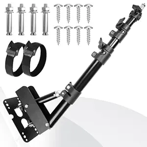 Wall Mount Triangle Boom Arm, 180 Flexible Rotation, Save Space, for Ring Light, Photography Strobe Light, Monolight, Softbox, Umbrella and Reflector