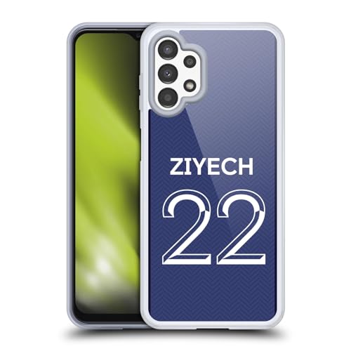 Carcasa Galaxy A13 2022 silicona Chelsea FC Ziyech protector trasero móvil