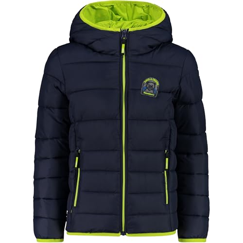 CMP - Giacca da bambino in nylon con cappuccio fisso, Black Blue, 98