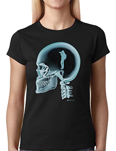Photography fotógrafo en el cerebro X-Ray para mujer camiseta T-Shirt
