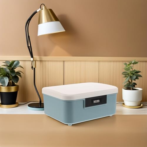 Boîte de rangement verrouillable avec compartiments pour sécuriser vos documents - 6