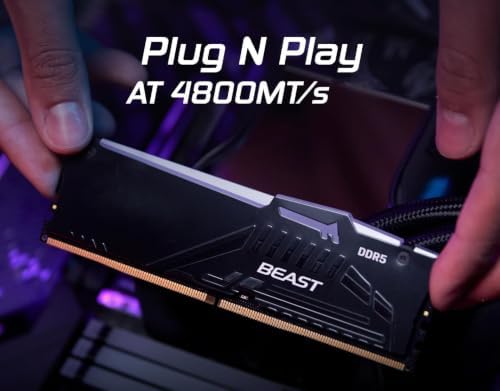 KlNGSTON FURY BEAST RGB 32GB (2 x 16GB), DDR5 6000 MT/s, CL40, UDIMM Ram — view 4