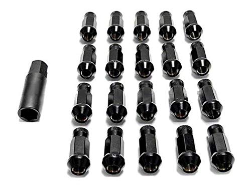 Muteki 32905B Sr Series Black 12Mm X 1.25Mm Sr48 Open End Lug Nut Set, (Set Of 20) #TOP3