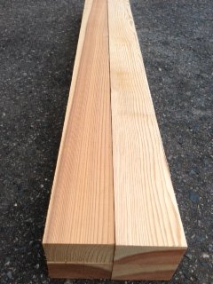 Amazon | 国産杉（日田杉）無垢角材 2本入り 長さ2m 厚み4.2cm 幅2.7cm