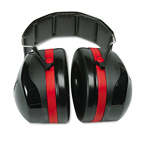 Image of 3M H10A Peltor Optime 105 High Performance Ear Muffs, Black /Red, One Pair