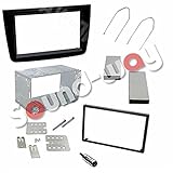Dimensione: 2 DIN Sound Way Kit Montaggio Autoradio, Mascherina 2 DIN, Plancia Metallica, Adattatore Antenna, Chiavi per Smontaggio, Compatibile con Alfa Romeo Mito dal 2014