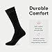 Mens Black Socks (10 Pack) FM▒ Smart, Comfortable, Breathable Mens Socks, Size US 7-12