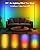Vexinat Corner Floor Lamp, Smart RGB LED Corner Lamp with App & Remote, Modern Floor Lamp with 16 Million Colors, Music Sync, Scene Modes, Color Changing Standing Lamps for Living Room, Bedroom