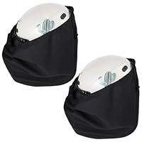 Teaaha 2 Stück Motorradhelm Überzug Mit Kordelzug, Helmtasche, Skihelm Überzug, Wasserdichter Helmbeutel Für Motorradhelm, Fahrradhelme, Skihelme, Basketball, Fitness, 47 X 43 cm