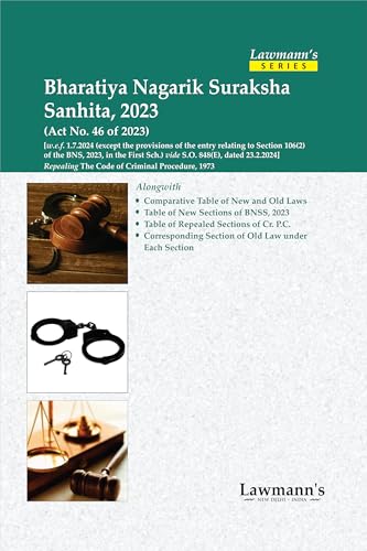Lawmann's Bharatiya Nagarik Suraksha Sanhita, 2023 | Bare Act wit...