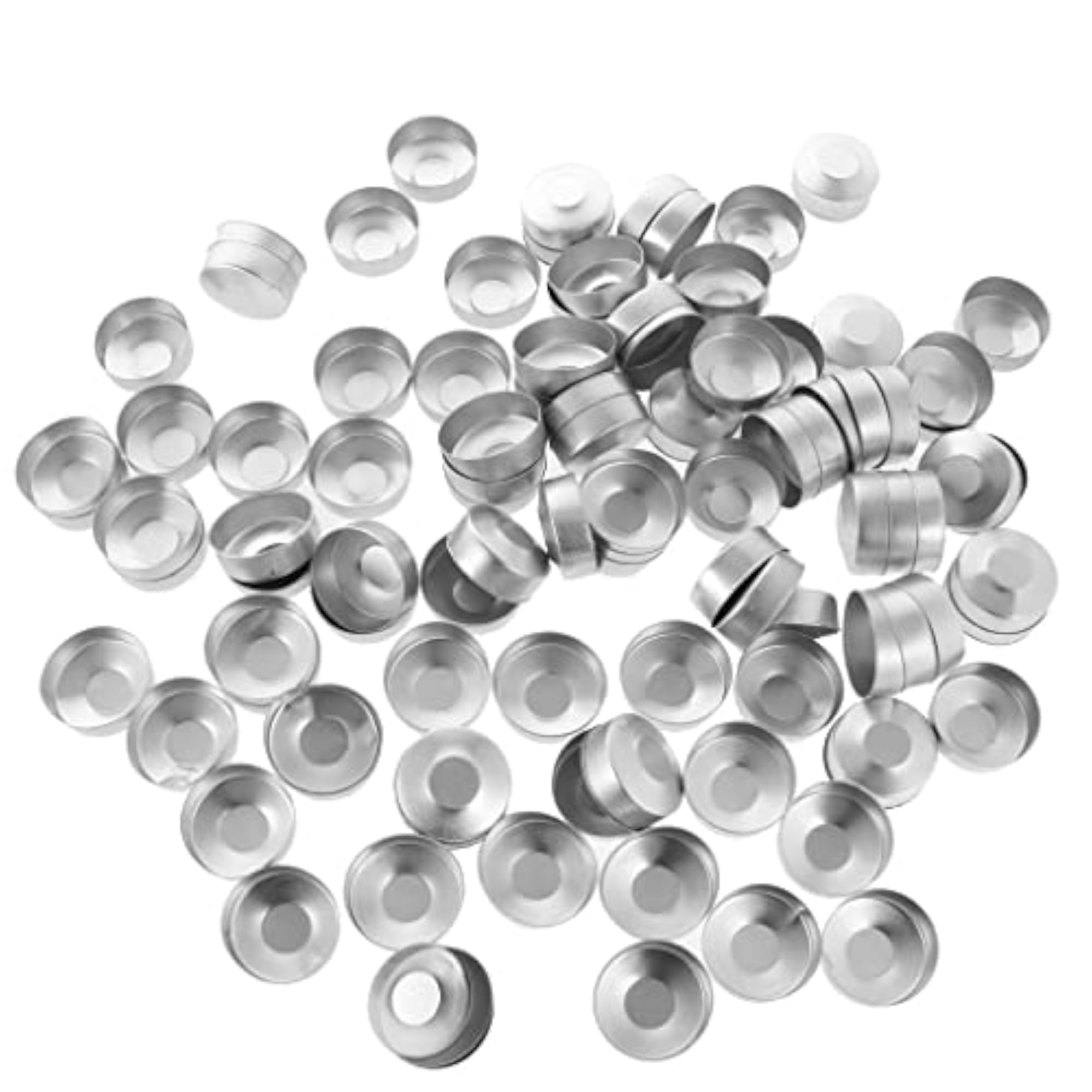 Aluminium Tea Light Empty Case Containers for Candle Making