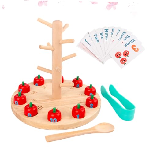 Jeu éducatif en bois contre les écrans : l'arbre Montessori