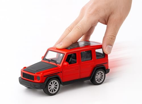 Image of Diecast G Wagon Car Toy - 1:36 Scale Alloy Mercedes AMG G63 Pull-Back Model, Off-Road Vehicle Toy for Kids & Collectors, Gift for Boys & Enthusiasts (Red)