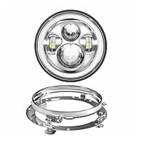 JHMHCOQ Moto Phare Pour Touring Electra Glide Road King Street Glide 7