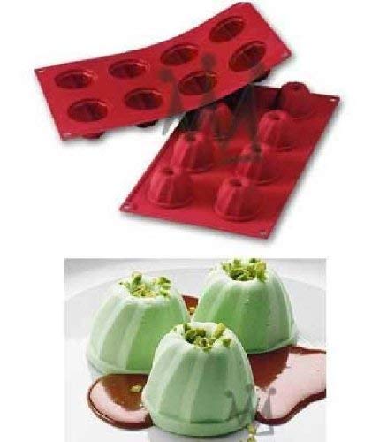 Silikomart 20.057.00.0060 Stampi, Silicone, Rosso