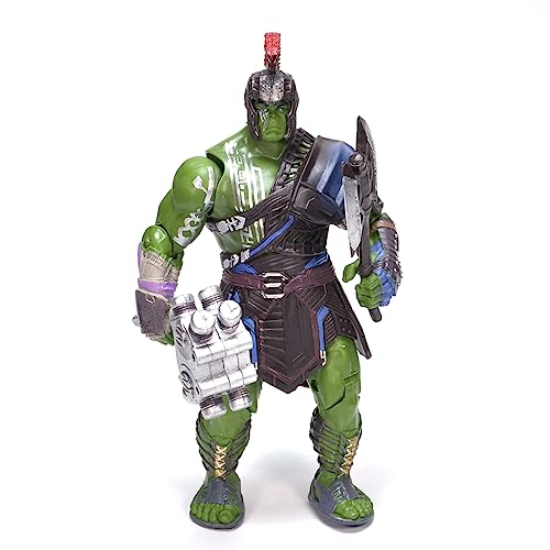 Image of Daiyamondo Premium Super Hero 20cm Height Action Figure- Unlease The Power of Highly Detailed Collectible with Dynamic Pose (Standing Angry Green Man)(20cm)