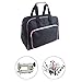 Sewing Machine Carrying Case Tote Bag,Universal Nylon Carry Bag, Universal Padded Storage Cover Carrying Case with Pockets and Handles (Black + Pink)