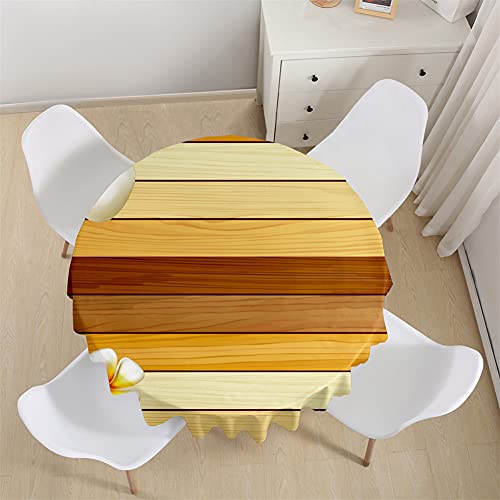 Nappe ronde lavable et anti-tache pour protéger votre table