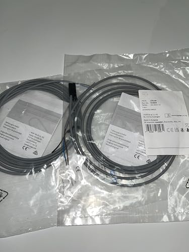 Sensor de proximidad SMT-8M-A-NO-24V con cable de 5 metros y extremo libre, 10 unidades 2