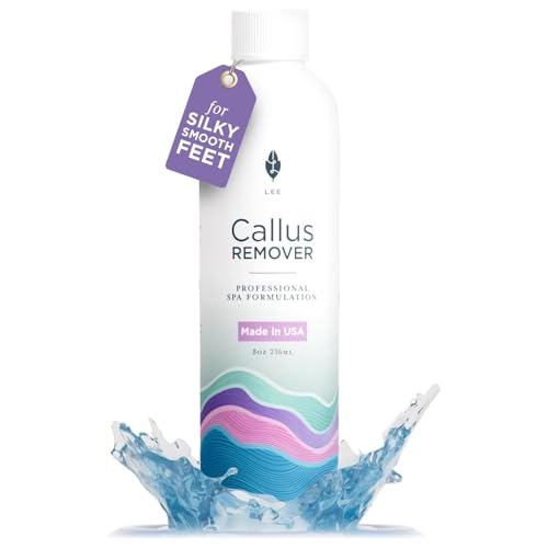8oz Callus Remover gel for feet for a professional pedicure. Better results than, foot file, pumice stone, foot scrubber, foot buckets & callus shaver. Rid ugly callouses from feet in minutes