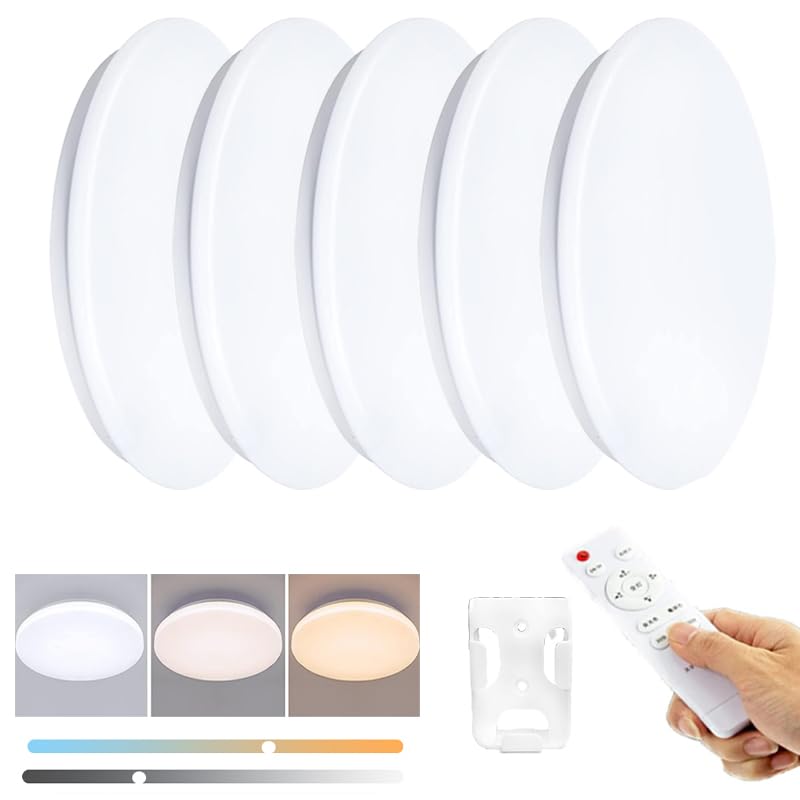 Amazon.co.jp : 【五個入り】LEDシーリングライト 8畳 30W 3300lm 無