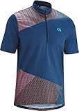 fahrradtrikot blau damen hohe Bewegungselastizität Gonso Isorno Half-Zip Kurzarm Fahrrad Trikot Herren blau Größe XL 2021 Radtrikot kurzärmlig
