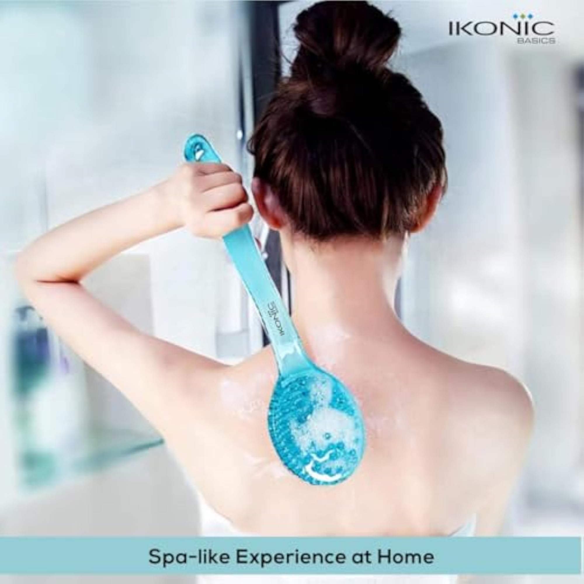 Premium Shower Bath Brush with Long Ergonomic Handle