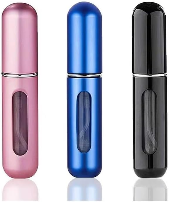Perfume Spray Bottles Refillable with Box 3 Piece Portable Empty Small Perfume Atomizer Spray Bottle, Scent Container for Night Out and Daily Use