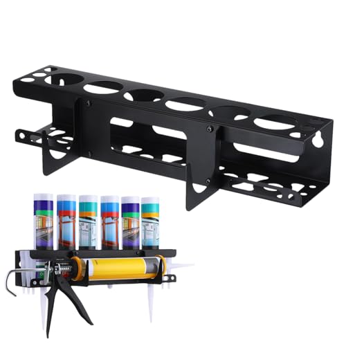 Porte-scellant à fixation murale pour tube de silicone et mastic d'atelier