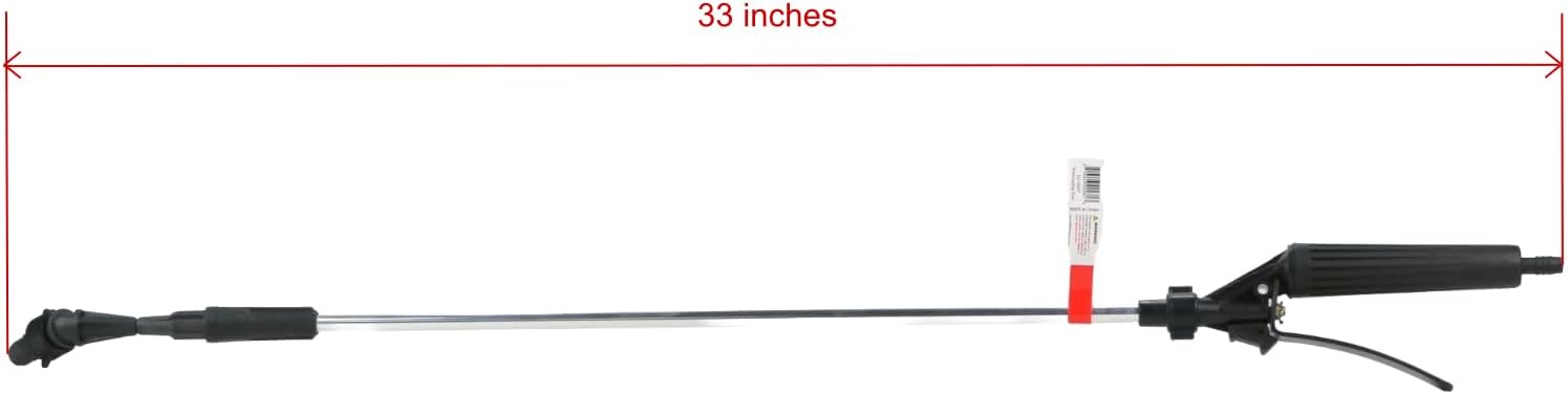 The ROP Shop Universal 40" Telescoping Spray Wand Gun Lawn Garden Yard Tow Spot Backpack Sprayer - 350 PSI, 7.0 GPM