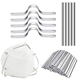Mask Nose Bridge Strip 100Pcs – Metal Nose Strip for Masks – Premium Quality Nose Bridge for Mask –