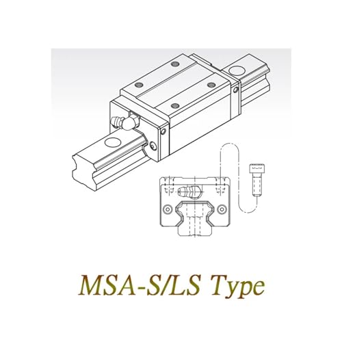 Chariot linéaire MSA45S rigide et durable référence MSA45SSSFC