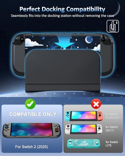 Image of Switch 2 Space Protective Case,Dockable Hard Cover Shell Accessories