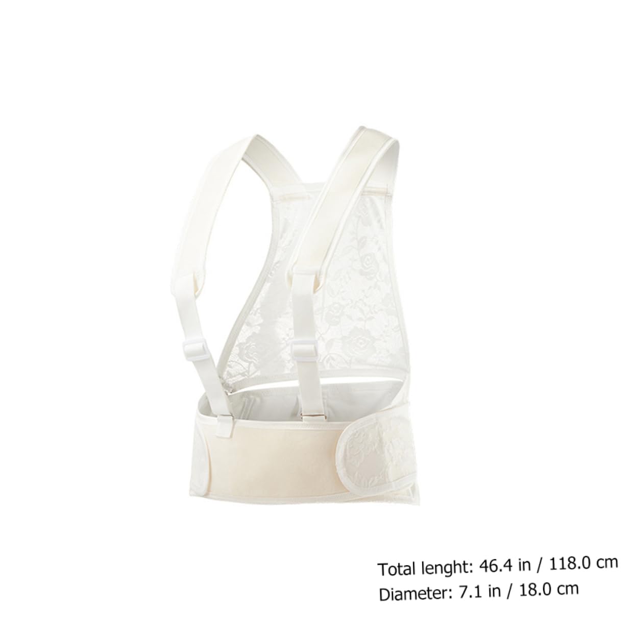 Holibanna Pregnancy Belly Support Band Mom Belly Binder Maternity Belt Shoulder Straps for Relief