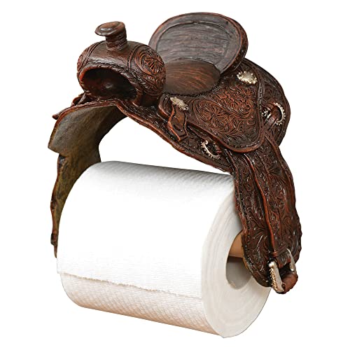 BLACK FOREST DECOR - Saddle Toilet Paper Holder - Vintage