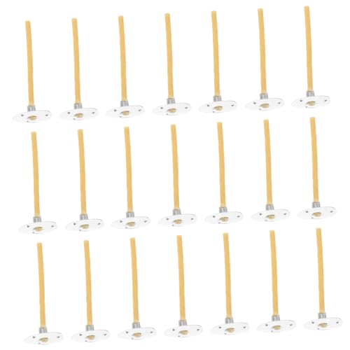100 mechas para velas recubiertas de cera de abejas natural miniatura 6