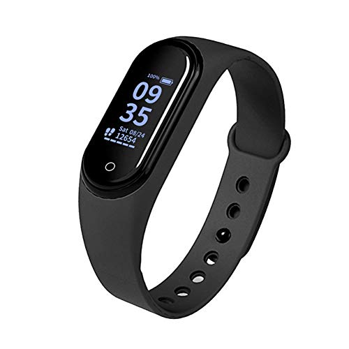 2020 Fitness Activity Tracker Watch with IP68 Pedometer Calorie Counter &Sports Tracking for Women Kids Men (Black, one Size)