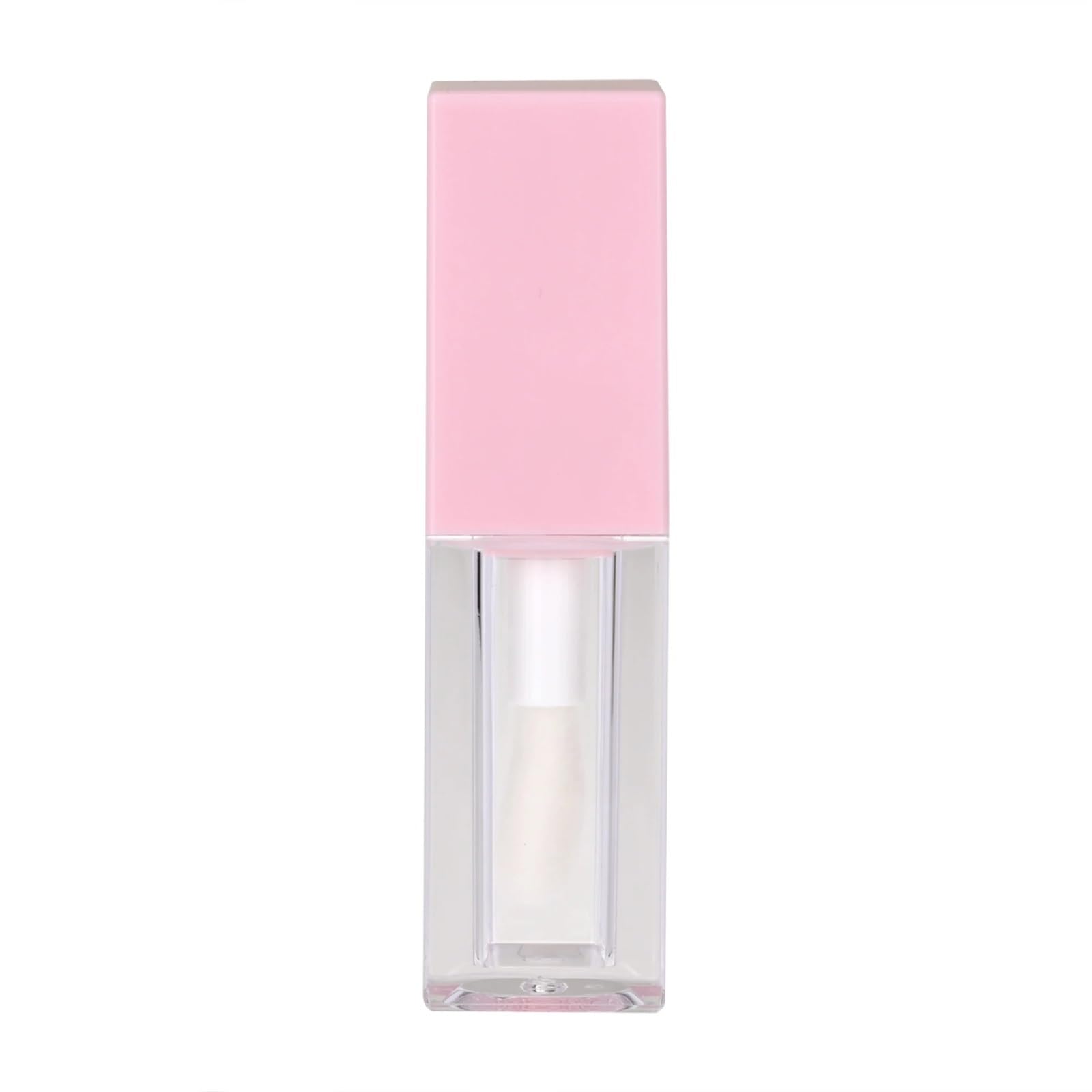 GIUPLOKID Empty Lip Balm Container, Empty Lip Gloss Tubes 15 pcs 5 ml Refillable Glaze Multicolor Cosmetic Sample Container(Pink)