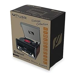 Système Chaîne HiFi – Muse MT-112W – CD 20W Vintage avec Platine Vinyle – CD/FM/USB/AUX – 33/45/78 Tours – Lumière OVNI - Les Beatles, Paul McCartney, John Lennon, RIngo Starr, George Harrison Système Chaîne HiFi - Muse MT-112W - CD 20W Vintage avec Platine Vinyle - CD/FM/USB/AUX - 33/45/78 Tours - Lumière OVNI – Image 3