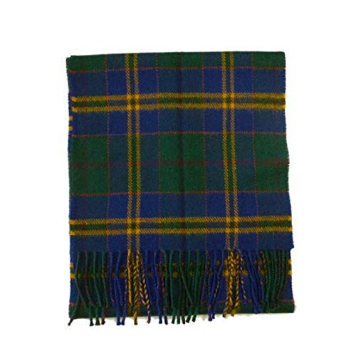 Irish County Kilkenny Wool Tartan Plaid Scarf Made in Scotland