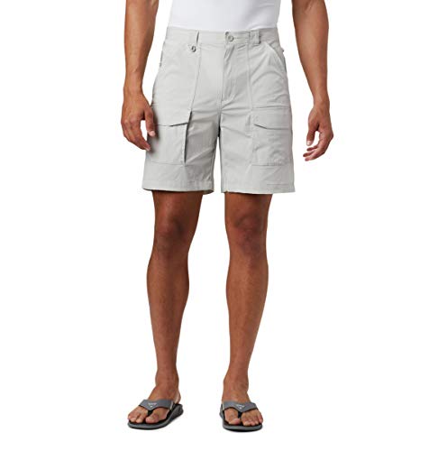 Columbia Mens Permit III Shorts, Sun Protection, Medium x 6, Cool Grey