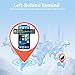 Tracker Tags 4 Pack [Apple MFi Certified] Pair with Apple Find My(iOS Only) Smart Bluetooth Tracking Tags Key Finder Item Locator Waterproof Worldwide Tracker for Pets Wallet Backpack Dogs Luggage