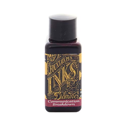 Diamine Brown Fountain Pen Ink, 30ml Bottle, Dye-based, Suitable for All Fountain Pens and Piston Fillers