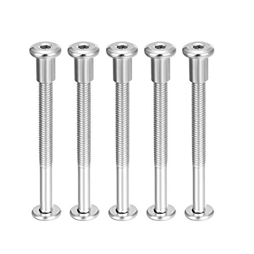 uxcell Screw Post Fit for 5/16"(8mm) Hole Dia, Male M6x70mm Belt Buckle Binding Bolts Leather Fastener Stainless Steel 5 Sets uxcell Screw Post Fit for 5/16"(8mm) Hole Dia, Male M6x70mm Belt Buckle Binding Bolts Leather Fastener Stainless Steel 5 Sets