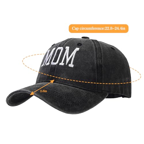 Image of XYIYI Vintage Washed Distressed Baseball Cap Adjustable Cotton Dad Hat for Women Men
