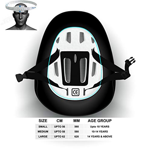 Jaspo Blacken Intact Adjustable Senior Roller Skates Combo Suitable for Age Group 6 to 14 Years (Skates+ Helmet + Knee Guard+ Elbow Guard +Key)