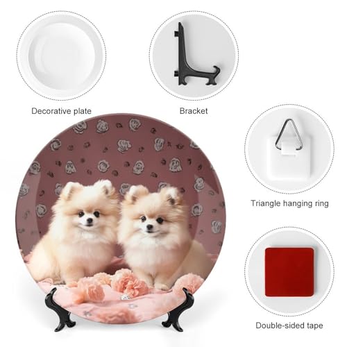 Plato Decorativo Bone China Estilo Chino 7 pulgadas miniatura 3