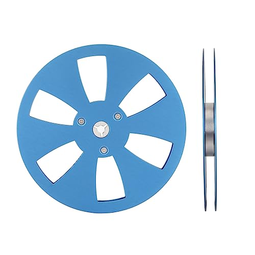 1/4 7 Polegada Carretel Vazio Silencioso Carretel de Coleta Vazio Liga de Alumínio 6 Furos Resistent
